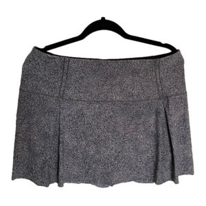 LULULEMON Lost In Pace Run Skirt Sea Spray Alpine White Black size 10